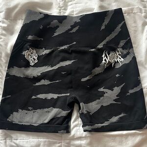 Black and Gray Women's Shorts - She